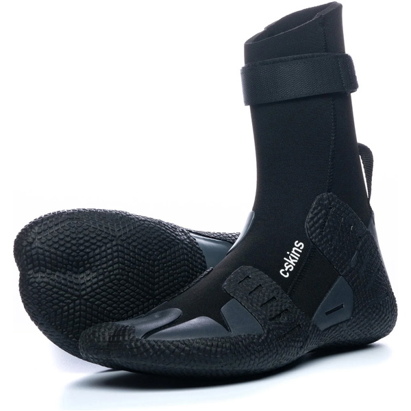 2026 C-skins Session 5mm Hidden Split Toe Stiefel C-bose5hst - Schwarz / Anthrazit